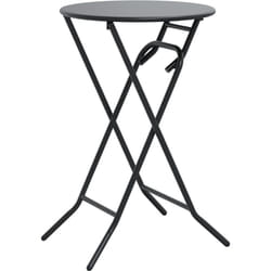 Table de jardin pliante Anthracite Ø50x72 cm Acier Vidaxl