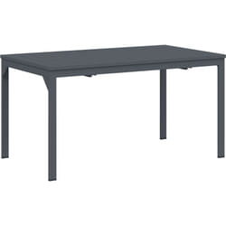 Table de jardin Gris foncé 180 x 80 x 76 cm Aluminium vidaXL