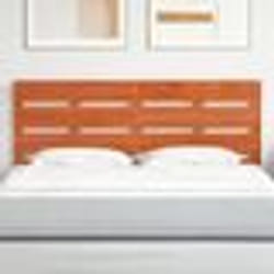 vidaXL Tête de lit Marron cire 140 cm Bois massif de pin 844445