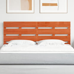 vidaXL Tête de lit Marron ciré 160 cm en bois massif de pin 844447