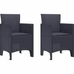 Cet ensemble de chaises de jardin avec coussins combine plaisir et style, parfait pour traîner avec la famille et les amis de ...