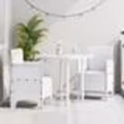 vidaXL Chaises de jardin 2 pcs en poly rotin blanc