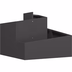 Ce pot en plastique mélange style et praticité dans un design sleek, parfait pour n'importe quel espace. Sa forme rectangulai ...