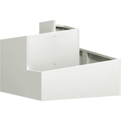 Vidaxl - Pot en plastique Blanc Plastique Moyen Incrustations décoratives