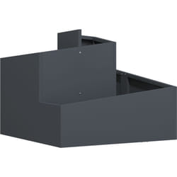 Vidaxl - Pot de Fleur en Plastique Anthracite Plastique Moyen Durable