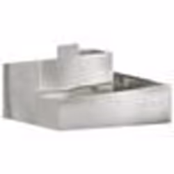 vidaXL Planteur 80x80x50 cm en inox