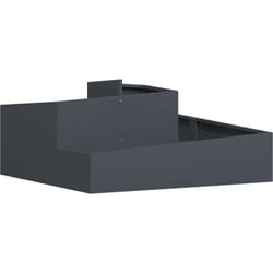 Vidaxl - Pots & Jardinières Anthracite Plastique Grand Jardinère métal