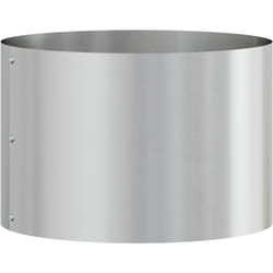 Pot en Métal Galvanisé Galvanisé Métal Galvanisé 30 cm de diamètre vidaXL