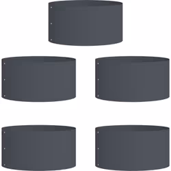 Ce pot en plastique anthracite est un super ajout à n'importe quel endroit, alliant style moderne et praticité. Sa forme cyli ...