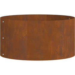 Vidaxl - Cache-pot de jardin Marron 40 x 40 x 20 cm Acier cuivré