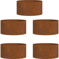 Vidaxl - Pot en acier corten Acier corten Grand Durable Rond