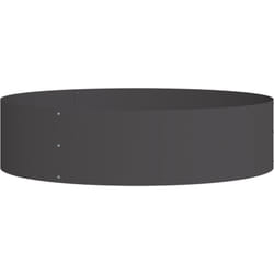 Vidaxl - Grand Pot en Métal Noir Métal Grand Durable Grand Pot en Métal