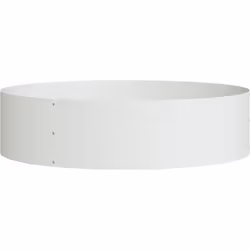 Ce pot en métal blanc ajoute une touche stylée où que tu sois, alliant élégance minimaliste et fonctionnalité. Son design ron ...