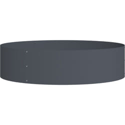Vidaxl - Pot en métal anthracite Anthracite Métal Grand Durable