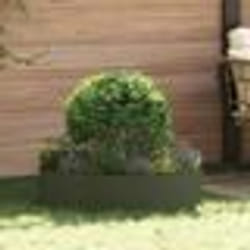 vidaXL Pots verts olives Vert olive Métal Grand
