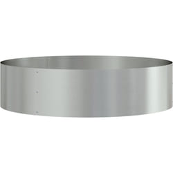 Vidaxl - Planteur en métal gris Galvanisé Métal Grand Planteur gris Rond