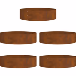 Cet ensemble de planteurs en acier corten met en avant n'importe quel jardin avec un mélange de charme rustique et de pratici ...