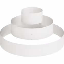 Ce grand pot en métal cylindrique en acier/blanc file une touche de style à n'importe quel espace, que ce soit à l'intérieur  ...