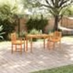 vidaXL Ensemble de Salle à Manger 3 pcs Bois Naturel 100-200 cm