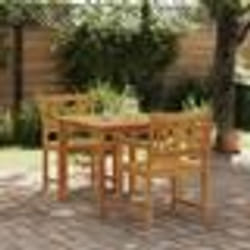 vidaXL Ensemble de jardin , 3 pièces en bois d'acacia.