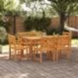 vidaXL Ensemble de salle à manger de jardin 7 pcs 180 x 90 x 75 cm