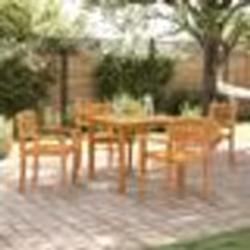 vidaXL Ensemble de salle à manger de jardin 5 pcs 85 x 85 x 75 cm