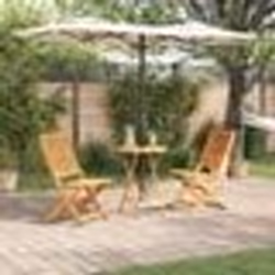 vidaXL Ensemble de mobilier d'extérieur 3 pcs 60 x 60 x 75 cm