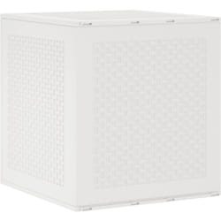 Vidaxl - Coffre de Rangement Jardin Blanc 55x53x57 cm pp