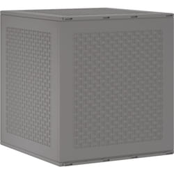Vidaxl - Boîte de rangement de jardin Gris clair 55x53x57 cm pp