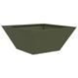 vidaXL Jardinière Bol de Jardin Verte Olive 35x35x15 cm en Acier