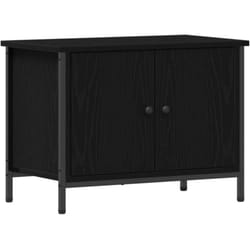 Vidaxl - Meuble tv Chêne noir 60 x 35 x 45 cm Bois d'ingénierie