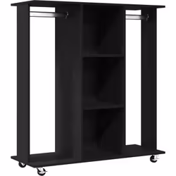 Cette armoire de rangement combine style moderne et praticité, c’est un must-have pour toute chambre ou dressing. Fabriquée e ...