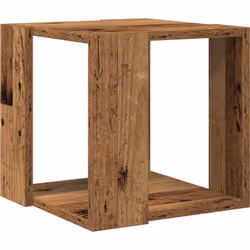 Cette table basse ajoute une touche rustique à votre salon. Fait en bois de récupération massif et avec une finition vieillie ...