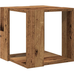 Table Basse Bois Ancien Bois de Récupération Massif 32 x 32 x 30 cm Vidaxl