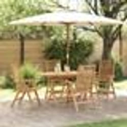 Chaises de jardin vidaXL pliantes 4 pcs en bois massif de teck