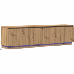 Ce meuble TV allie style moderne et praticité, faisant de lui un point focal sympa pour votre salon. La construction en MDF c ...