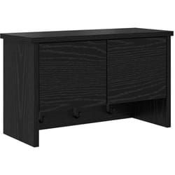 Porte-manteau mural avec étagère Chêne noir 50 x 20 x 30 cm vidaXL