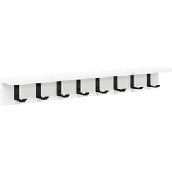 Vidaxl - Porte-manteau mural Blanc 80 x 10.5 x 10.5 cm Bois d'ingénierie