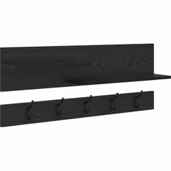 Ce portemanteau mural allie style et praticité, offrant une solution de rangement moderne et élégante pour organiser tes vête ...