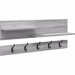 Ce portemanteau mural allie style et praticité, offrant une solution de rangement moderne et élégante pour organiser tes vête ...