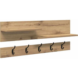 Vidaxl - Porte-manteau mural chêne artisanal 90 x 15 x 36 cm