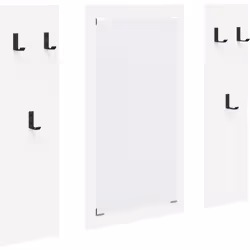 Ce porte-manteau mural est une solution de rangement efficace qui allie utilité et style, parfait pour les espaces de vie mod ...