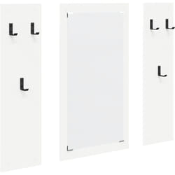 Vidaxl - Porte-manteau mural Blanc 96 x 1,5 x 90 cm Bois d'ingénierie