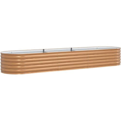 Vidaxl - Jardinière surélevée Marron 320 x 80 x 44 cm Acier