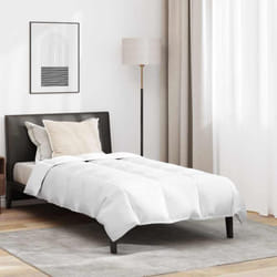 Couette 2 pcs Blanc Bas Vidaxl