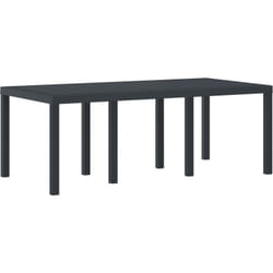 Vidaxl - Table de jardin Anthracite 200x100x73 cm Poly Rattan