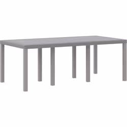 Cette table de patio rectangulaire combine élégance et praticité, ce qui en fait un excellent choix pour votre espace extérie ...