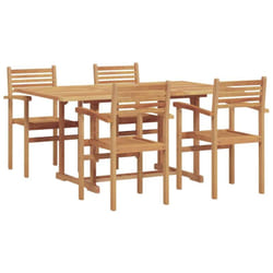 Vidaxl - Ensemble De Salle À Manger Pour Jardin 5 Pcs Marron
