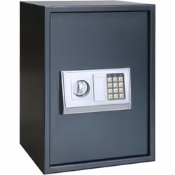 Ce coffre-fort numérique apporte un design moderne et une sécurité importante, offrant une solution de rangement pratique pou ...