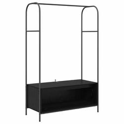 Porte-vêtements moderne - vidaXL - 100x44x160 cm - Chêne Noir - Bois dingénierie - Capacité 100 kg - Finition lisse